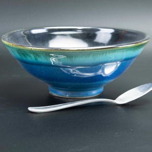 30% discount - Handmade pottery ramen bowl, Soup bowl, Ceramic Chili bowl, Stoneware Cereal bowl, ice cream bowl  26 0z 8263