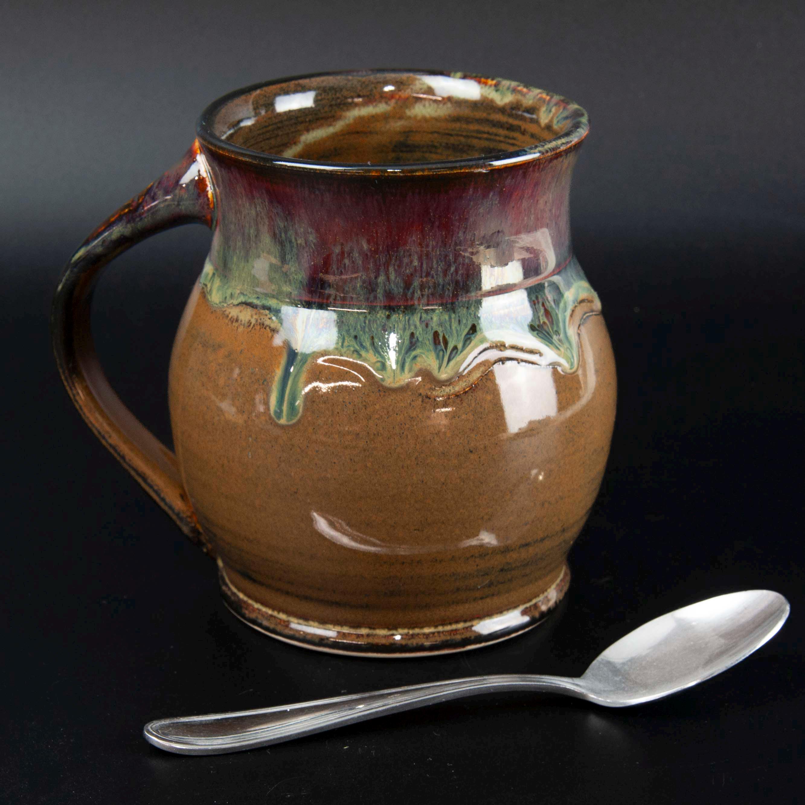 XL pottery mug, ceramic coffee or tea mug, Pottery beer mug, approx. 24 oz 8294