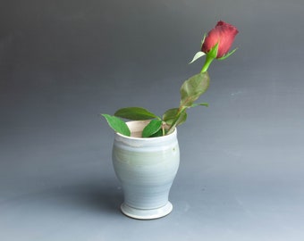 30% Discount - Handmade pottery Bud Vase Ceramic tumbler 7610