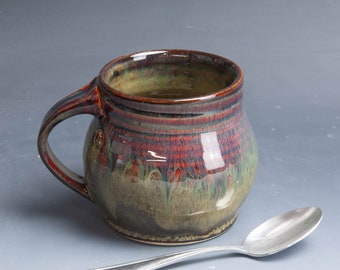20% off - Second -Pottery Mug Ceramic Coffee Mug Pottery coffee mug 18 oz. 7746