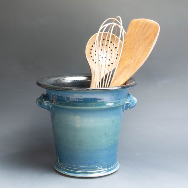 20% Discount - Pottery kitchen utensil holder ceramic kitchen spoon jar 7730