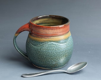 XL Pottery mug ceramic coffee mug pottery coffee mug beer mug approx. 26 oz 7798