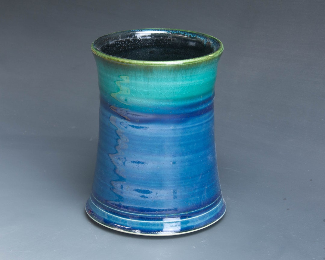 Pottery Tumbler Ceramic Tumbler Pottery Mug 16 Oz. 7595 Etsy