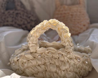 Satin Ribbon Bridal Bags