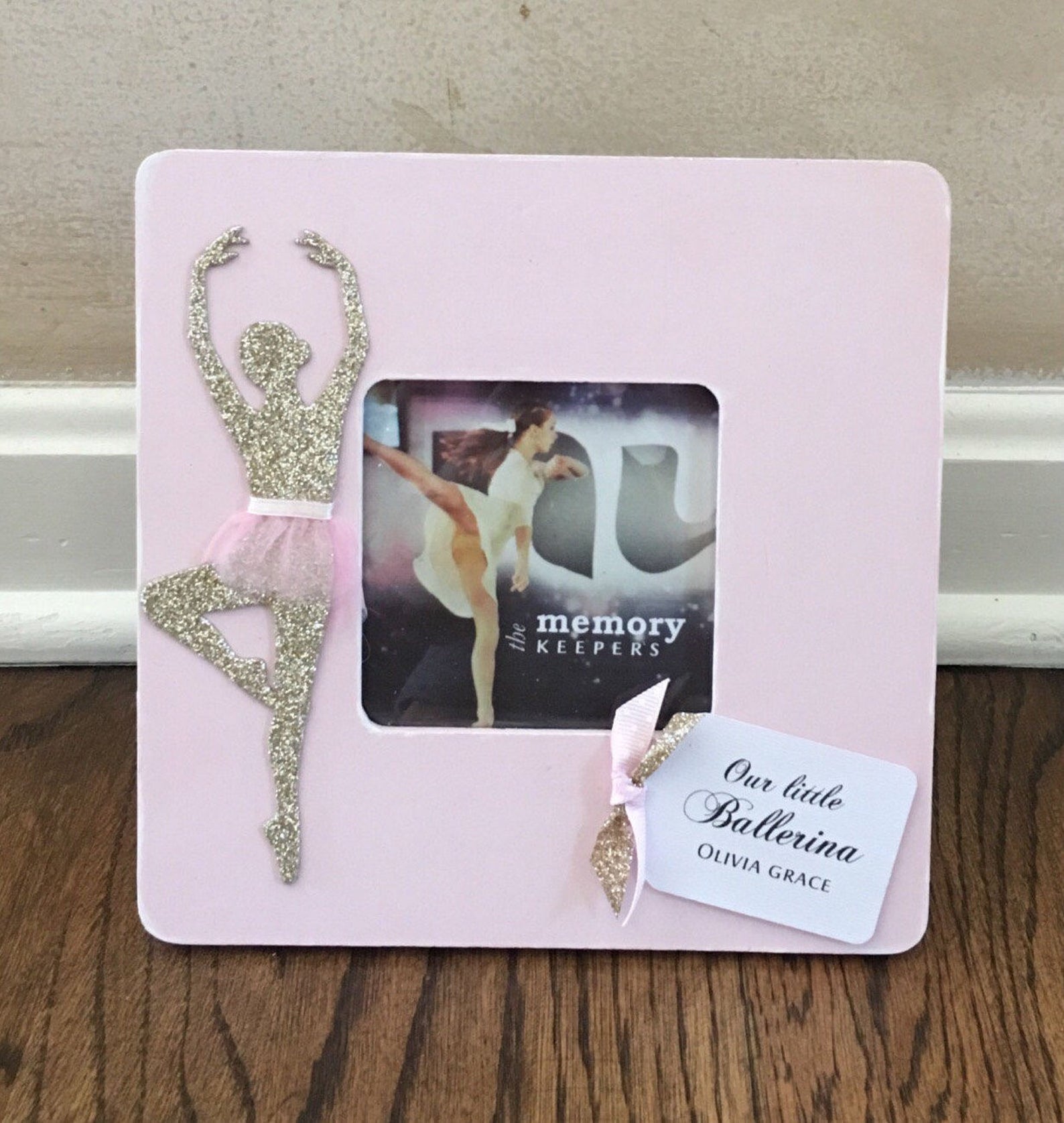 personalized dance frame, ballet frame, ballerina picture frame, i love dance frame, gift for dancer