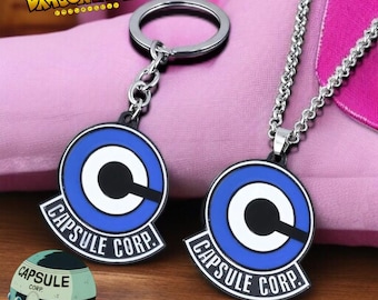 Porte-clés Dragon Ball Z | Capsule Corp. Pendentif cosplay anime