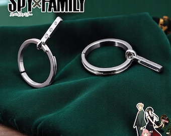 Anillo Crepúsculo de SPY×FAMILY / Joyería ajustable para cosplay