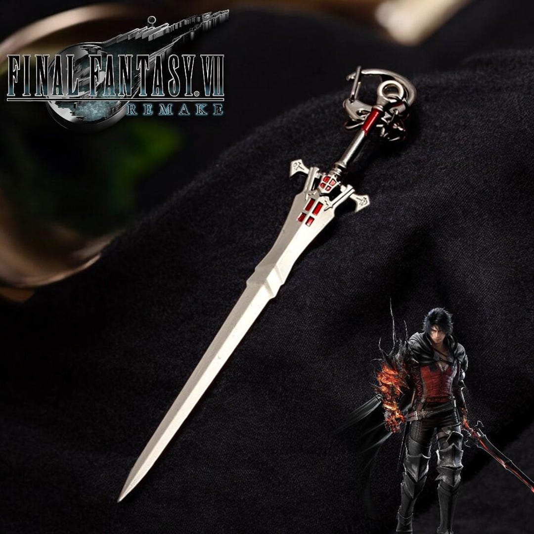 FINAL XVI Invictus Sword Keychain | Metal Game Pendant - Etsy