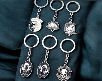 Porte-clés solide Metal Gear | Outer Heaven, pendentif porte-clés anime
