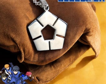 Collier à breloques football anime BLUE LOCK | Porte-clés cosplay