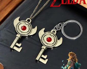 Zelda BOTW Inspired Necklace: Spirit Stones, Boss Key, Shield - Etsy