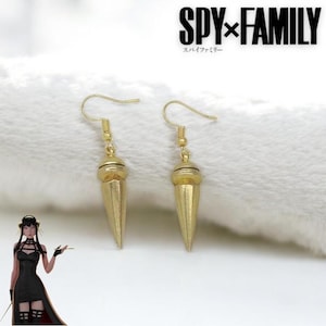 Stilvolle Anime SPY × FAMILY Yor Forger Ohrringe - Trendy Cosplay Schmuck, Halloween Party Zubehör, Einzigartiges Modegeschenk für Fans