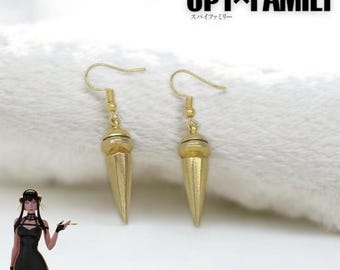 Boucles d'oreilles Yor Forger – ESPION × FAMILY bijoux cosplay, mode anime