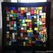 Fused Glass Platter with Stained Glass Pattern