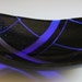 Fused Glass Bowl in Blues and Purples