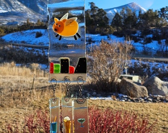 Flying Pig Sun Catcher or Wind Chime