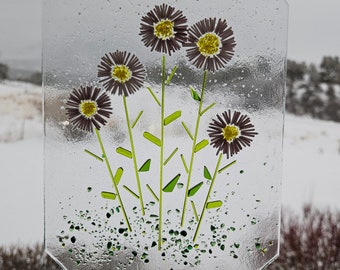 Mountain Asters Suncatcher