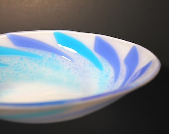 Fused Glass Pinwheel Bowl