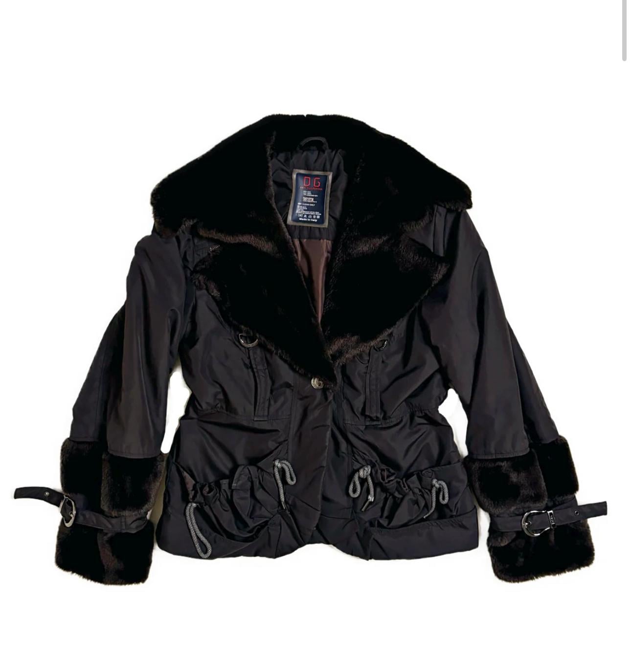 Vintage 90s Dolce & Gabbana Jacket - XS-M - Statement Hardware