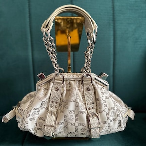 Vintage Versace  Medusa Madonna Boston bag