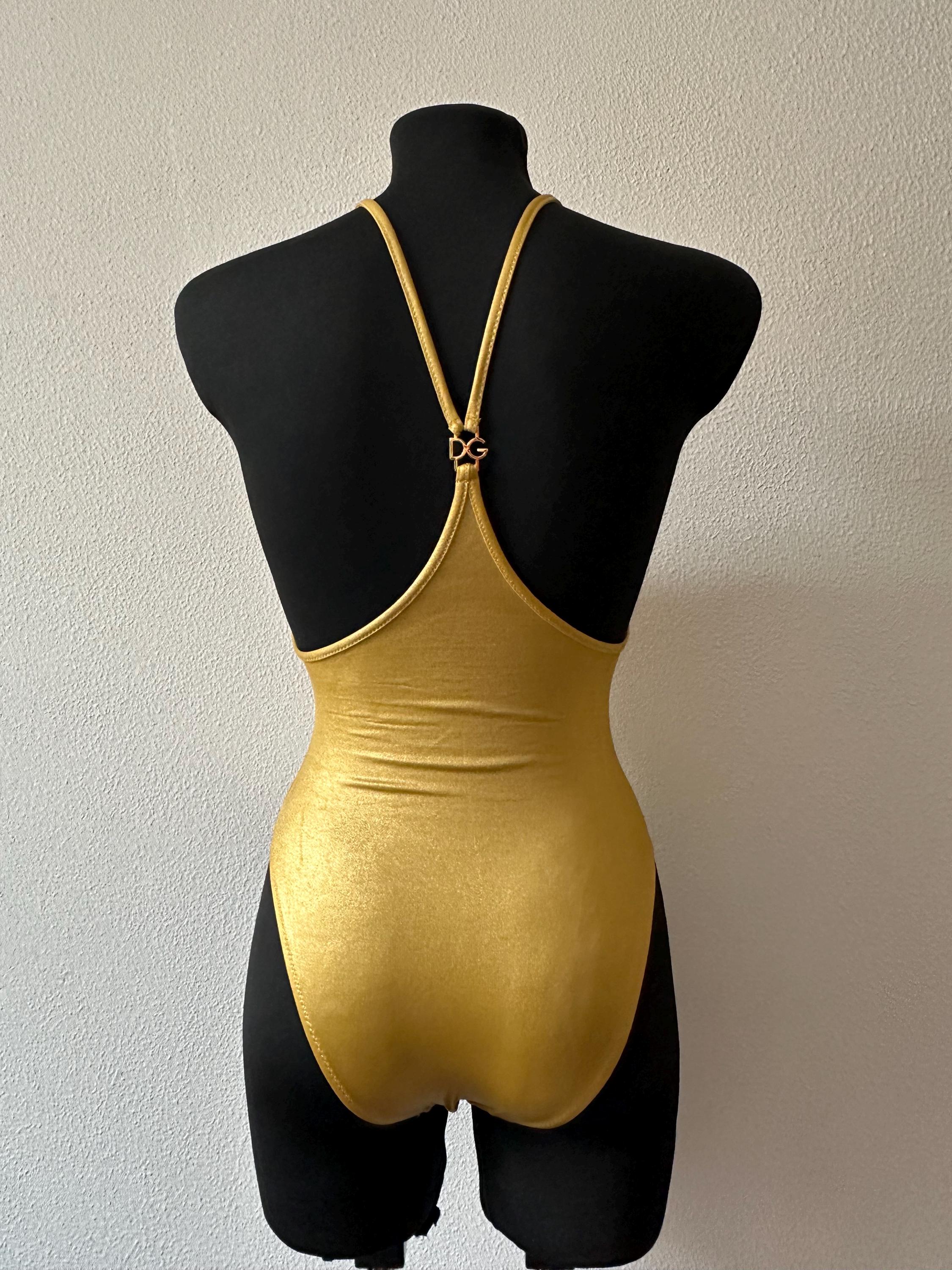 CHANEL ヴィンテージ　レオタード ワンピース水着 ロゴ入りストラップ CHANEL ヴィンテージ レオタード ワンピース水着 ロゴ入りストラップ