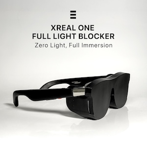 Full Light Blocking for XREAL One Pro | Flexible 3D TPU Accessory, Perfect Fit