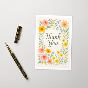 Carte postale "Merci" /1