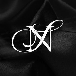 Elegante logotipo de monograma NS / Diseño de logotipo de marca de letras de lujo / Monograma de logotipo de boda / Marca femenina elegante para boutique o personal