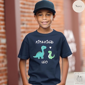 kiga kindergarten geschenk shirt personalisiertes kindergarten shirt kindergartenstart kleidung einschulungsgeschenk outfit jungen mädchen