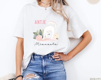 Yoga Katzen shirt personalisiert spiritual shirt yoga geschenk Yoga Oberteil Pilates Shirt Yogakleidung Motivational Self Love Mental Health