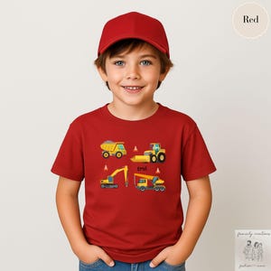 kiga kindergarten geschenk shirt personalisiertes jungen bagger shirt kindergartenstart kleidung einschulungsgeschenk outfit feuerwehr shirt