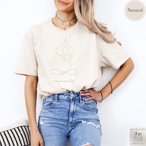 Yogaskjorta damen spirituell skjorta yoga geschenk Yoga Oberteil Pilatesskjorta Yogakleidung Motiverande T-shirt Self Love Mental Health Shirt