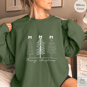 familie outfit geschenk weihnachts pullover damen weihnachtsbaum sweatshirte xmas noel weihnacht pulli