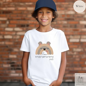 kiga schulkind einschulung geschenk shirt personalisiertes Kindergarten shirt schulanfang 2025 einschulungsgeschenk outfit mädchen jungen