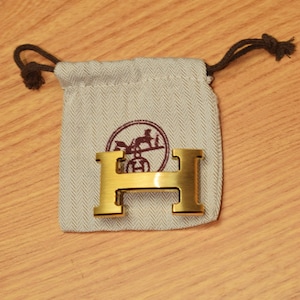Vintage Hermes Gold Buckle 24MM
