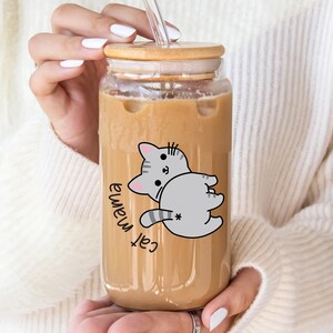 Trinkglas, Lustiges Muttertags-Geschenk – Beste Mama, Liebe, Lustiges Geschenk, Alles Gute zum Muttertag, Beste Mama der Welt, 473 ml