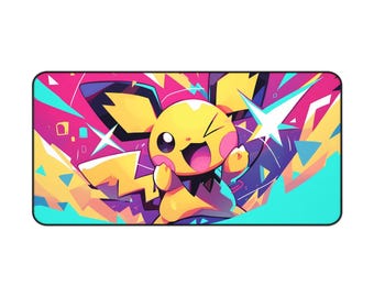 ピカチュウとスーパーマリオのポケモンプレイマット - サンセット