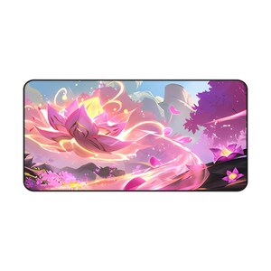Mystbloom Valorant Desk Mat, Valorant Mousepad, Gaming Decor, Valorant Fan Gift, Gaming Desk Accessories