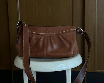 Y2K Coach Legacy Flap Bag 65th Aniversary Edition Brown Leather