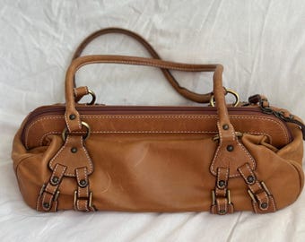 Y2K Coach Legacy Flap Bag 65th Aniversary Edition Brown Leather