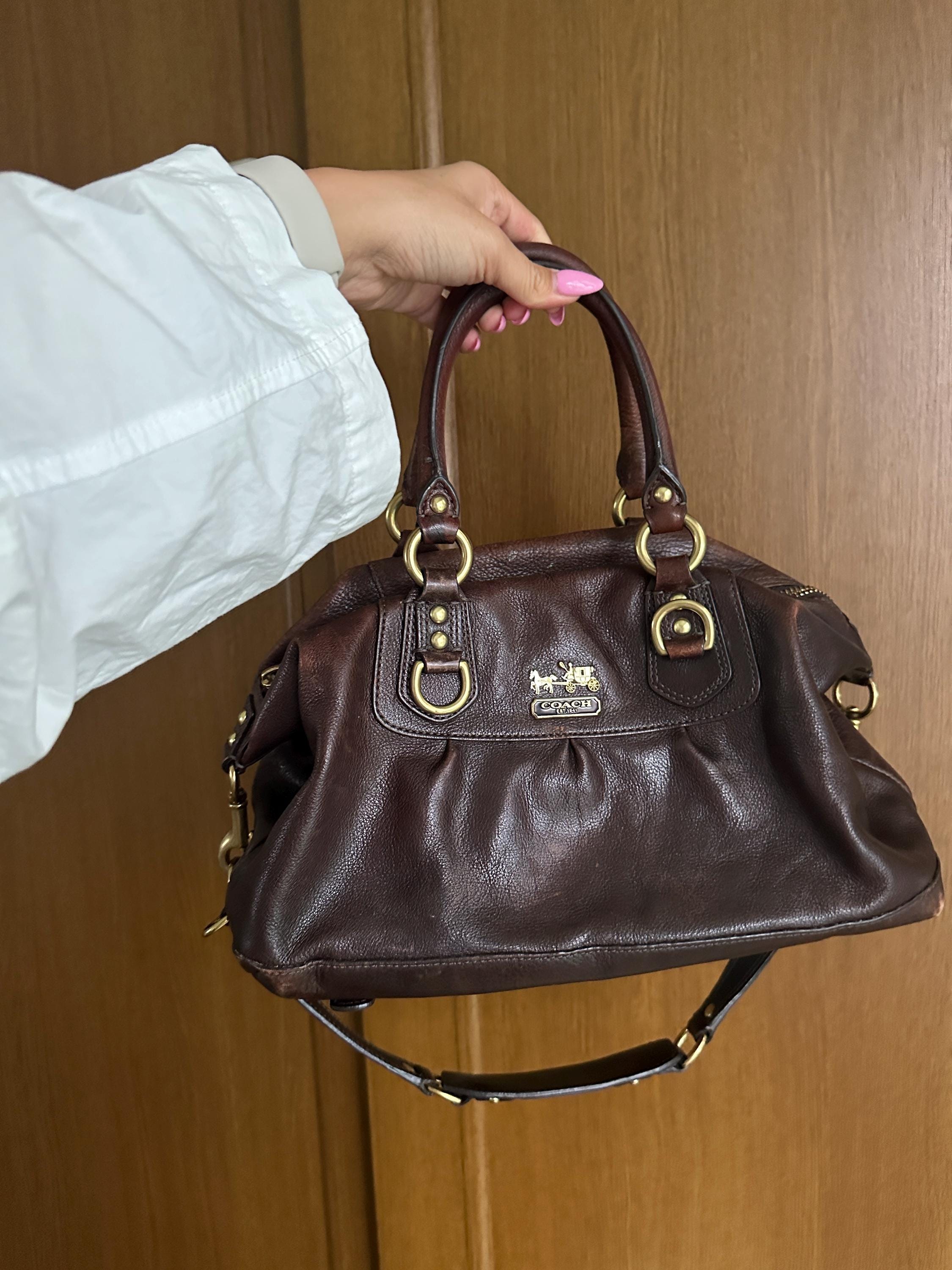 Coach madison satchel - Etsy 日本