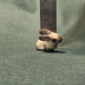 OOAK 1:12 Scale Realistic Miniature Rabbit "Caspar" image 6
