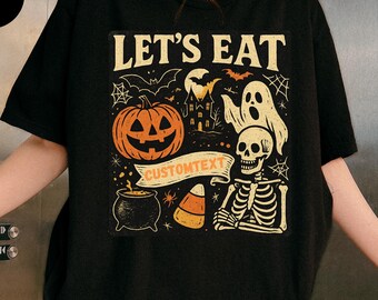 Custom Halloween Shirt, Vintage Halloween Shirt, Personalised Halloween Shirt, Spooky Unisex Shirt, Halloween Comfort Colors, Halloween
