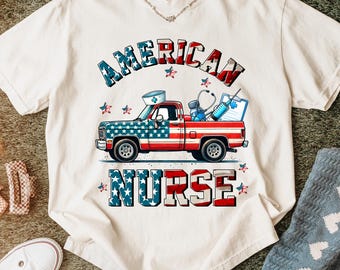 Nurse 4th Of July Shirt, Patriotic Nurse Shirt, American Nurse, Fourth of July Nurse shirt, Registered Nurse Shirt, ER Nurse July 4th Shirt