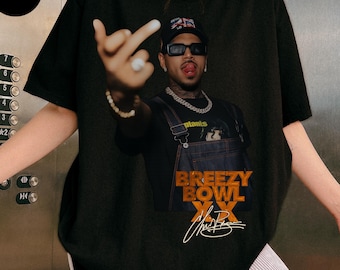 Chris Brown Tour Breezy Bowl XX V2 Vintage Shirt, Chris Brown Shirt, Chris Brown Middle Finger Shirt, Chris Brown Tee, Chris Brown Gift