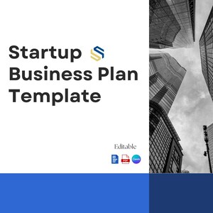 Business Plan Template | Editable Canva Business Plan for Entrepreneurs & Startups