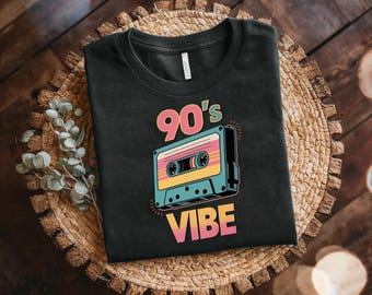 Retro 90s Cassette Tape T-Shirt: Nostalgic Music Lover Tee