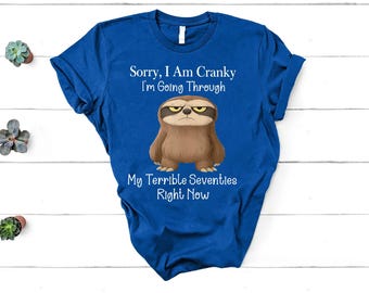 Désolé, je suis excentrique, je suis en train de vivre ma terrible chemise des années 70 - T-shirt paresseux drôle
