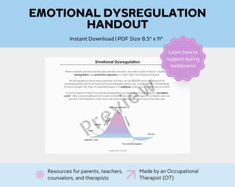 Handout Meltdowns verstehen: Anleitung zu emotionaler Dysregulation bei Kindern & Jugendlichen (PDF Download)
