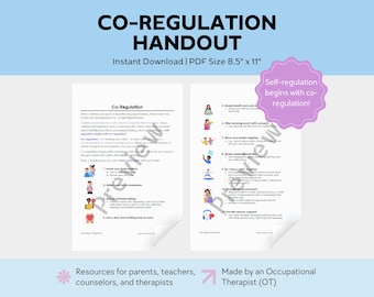 Co-Regulation Handout: Supporting Self-Regulation for Kids & Teens (PDF Download)